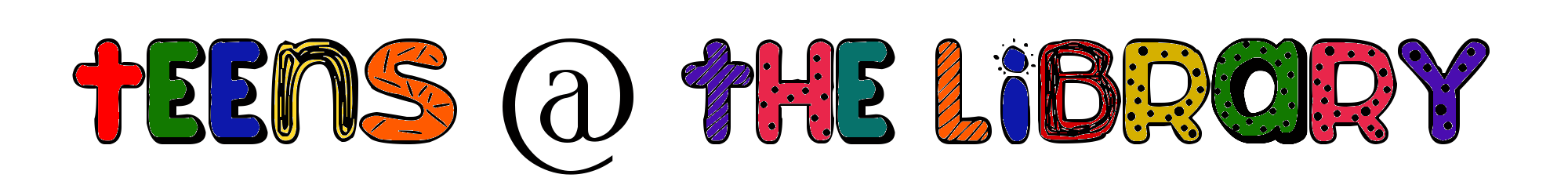 Teens at (@) the library