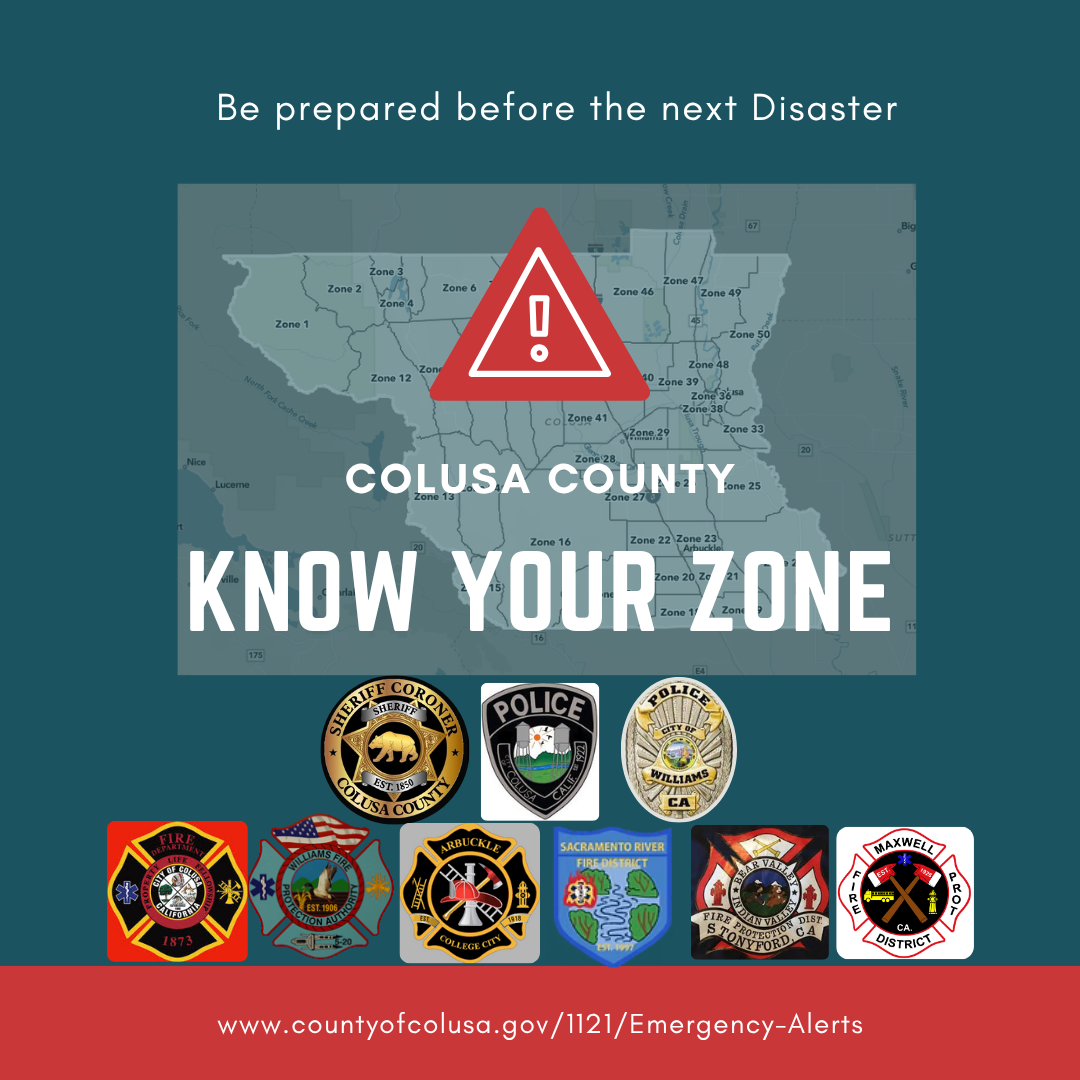 Know Your Zone Colusa County